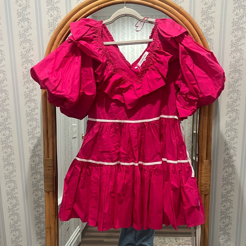 Sofie The Label Pink Ruffle Dress - Picture 2 of 2